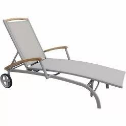 Brafab Andy Restbed, Teak/Khaki