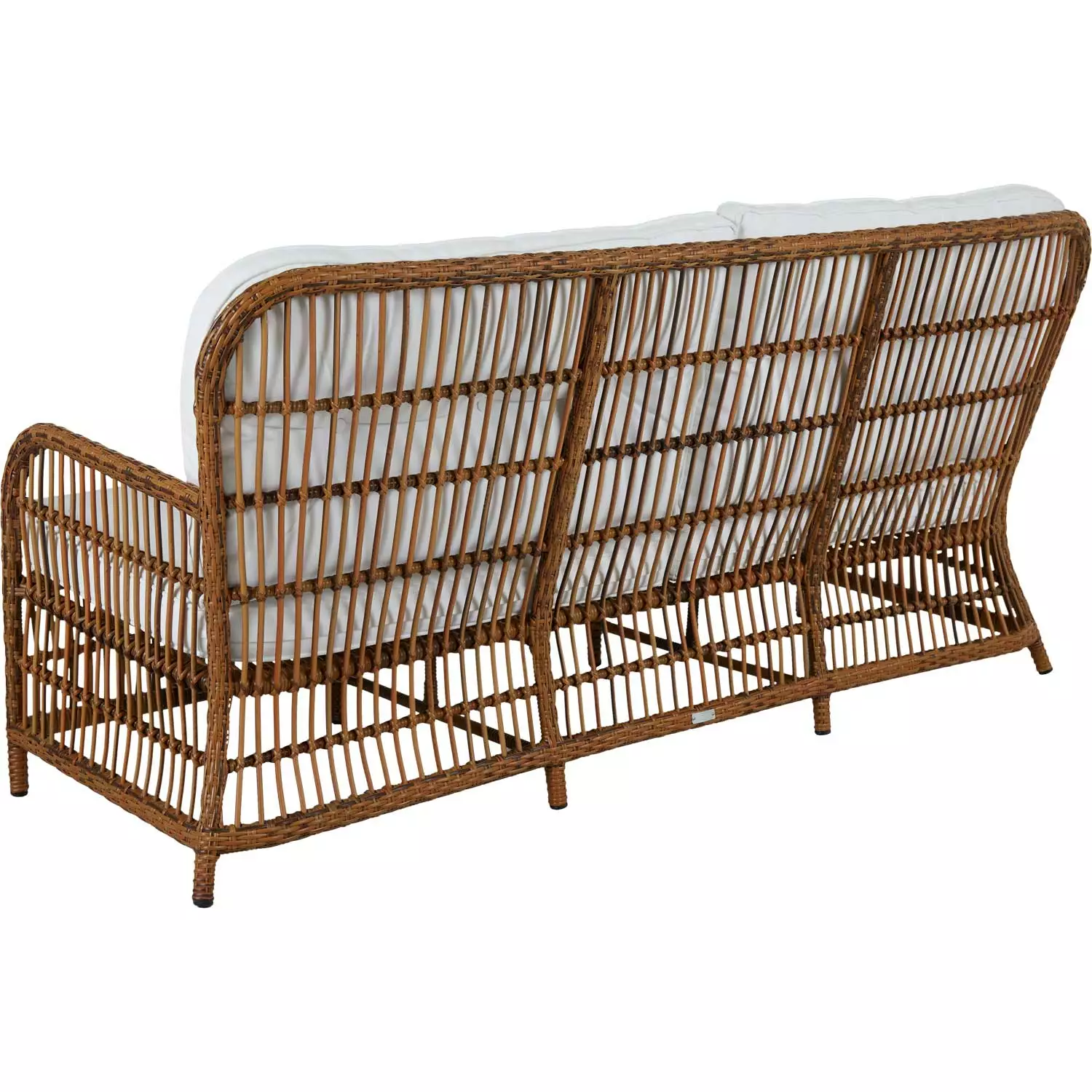 Brafab Anemon Bank 3-zits, Naturel/Wit - Afbeelding 2