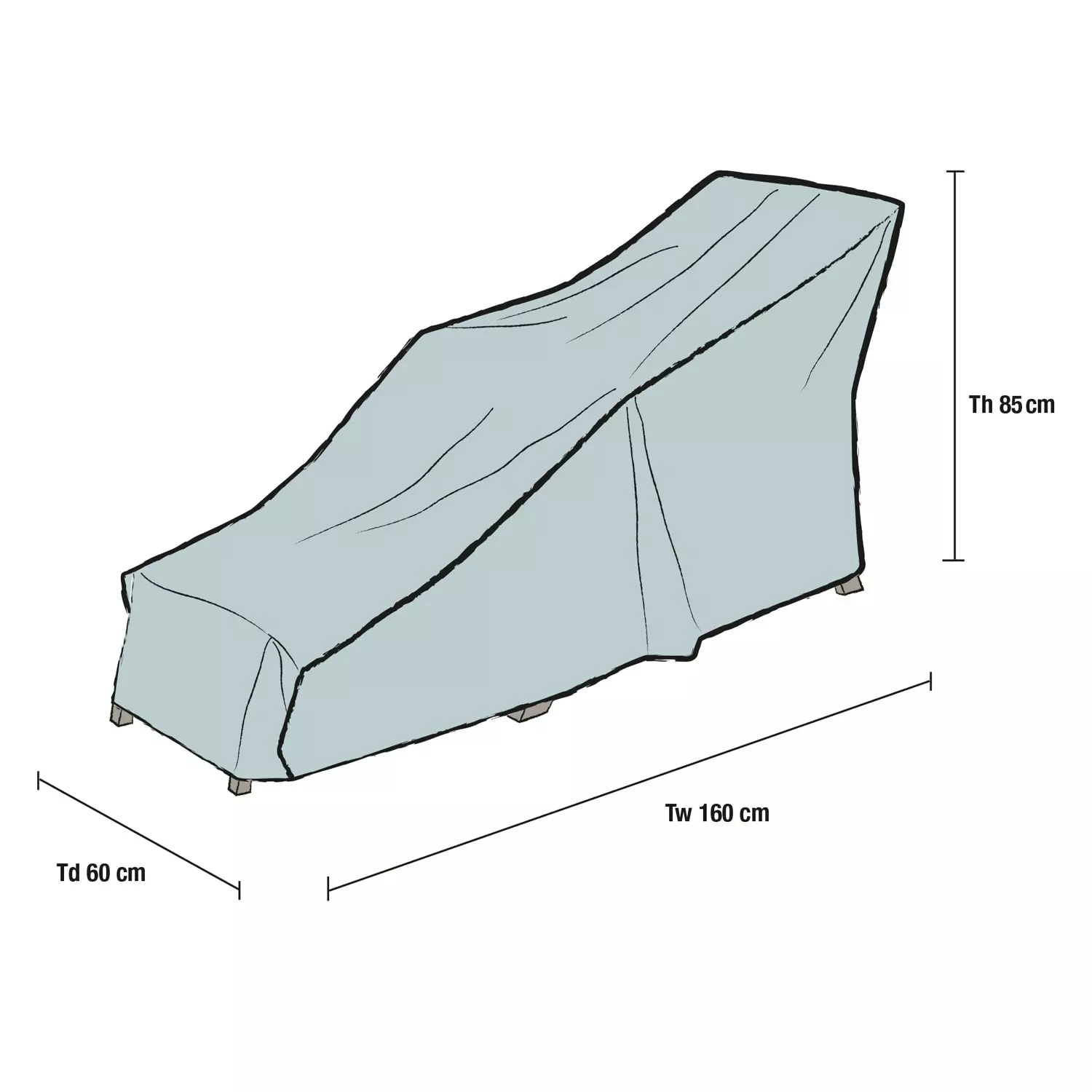 Brafab Cover For Deck Chair - Afbeelding 2