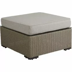 Brafab Funkia Poef / Loungetafel 76x76x46 Cm, Beige/Zand