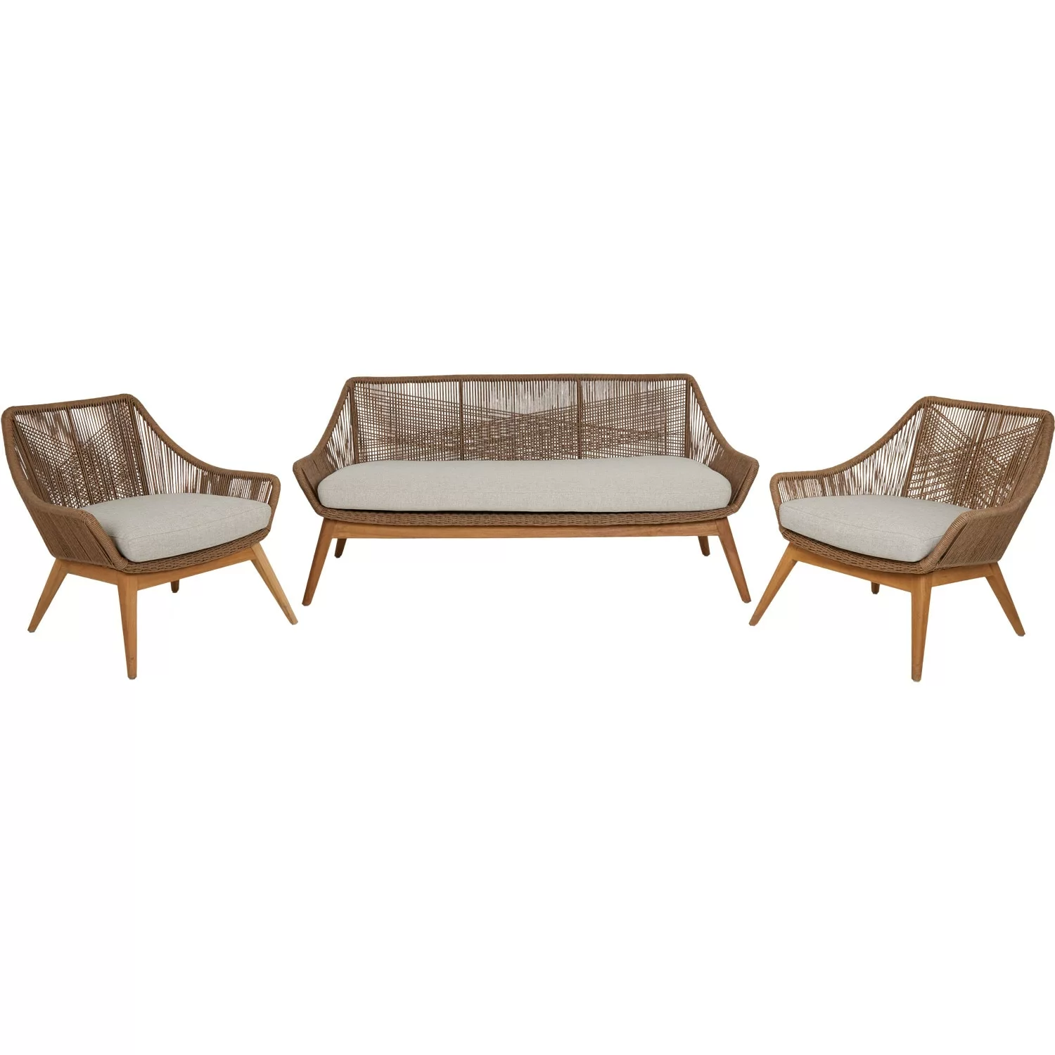 Brafab Hassel Bank 2,5- Zitvlak, Naturel - Afbeelding 3