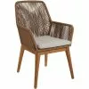 Brafab Hassel Fauteuil Naturel, Hoog