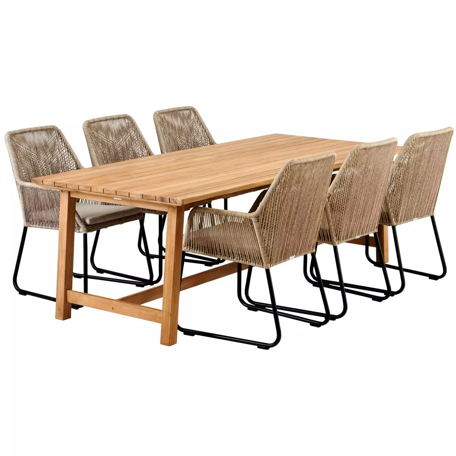 Brafab Keros Eettafel Teak 100x230 - Afbeelding 3