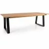 Brafab Laurion Dining Table 230x100, Teak/Black Alu