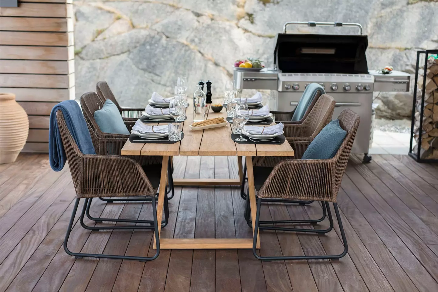 Brafab Laurion Dining Table 230X100, Teak - Afbeelding 2