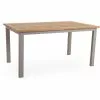 Brafab Lyon Dining Table 152-210x92, Teak/Khaki