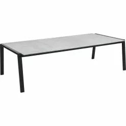 Brafab Lyra Salontafel 70x148x40 Cm, Zwart/Grijs