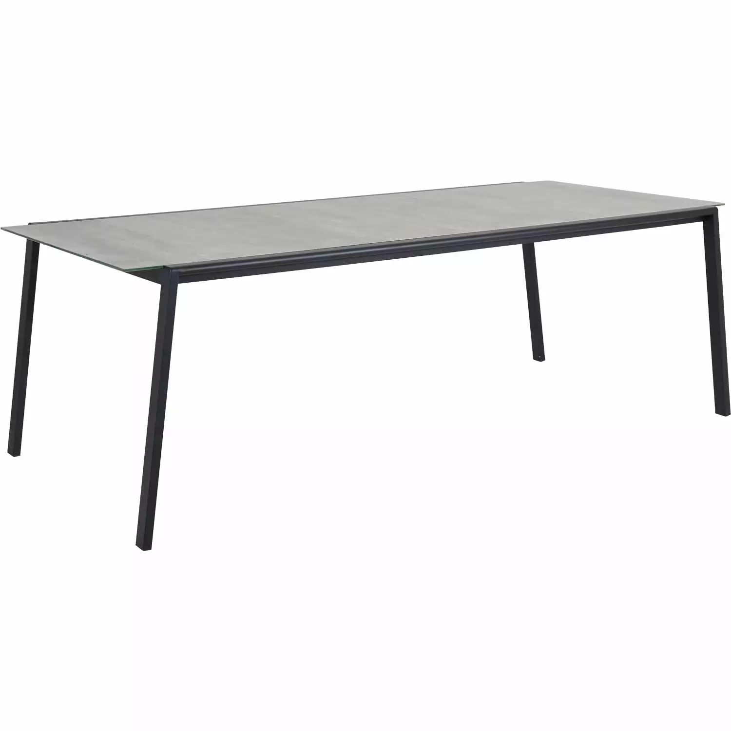 Brafab Lyra Eettafel 100x220x73 Cm, Zwart/Zand