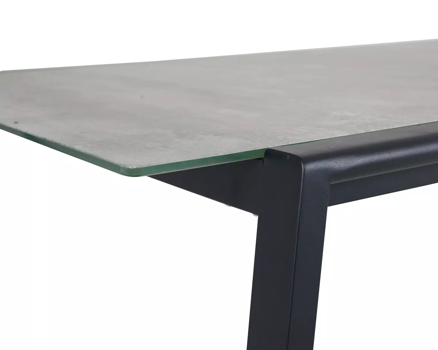 Brafab Lyra Eettafel 100x220x73 Cm, Zwart/Zand - Afbeelding 3