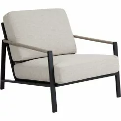 Brafab Lyra Fauteuil, Zwart/Zand
