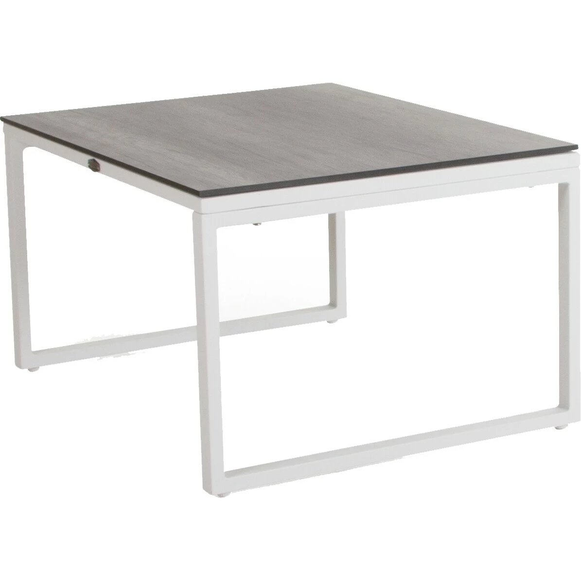 Brafab Talance Coffee Table 74x60cm H40, White / Dark Grey