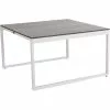 Brafab Talance Coffee Table 80x80cm H45, White / Dark Grey