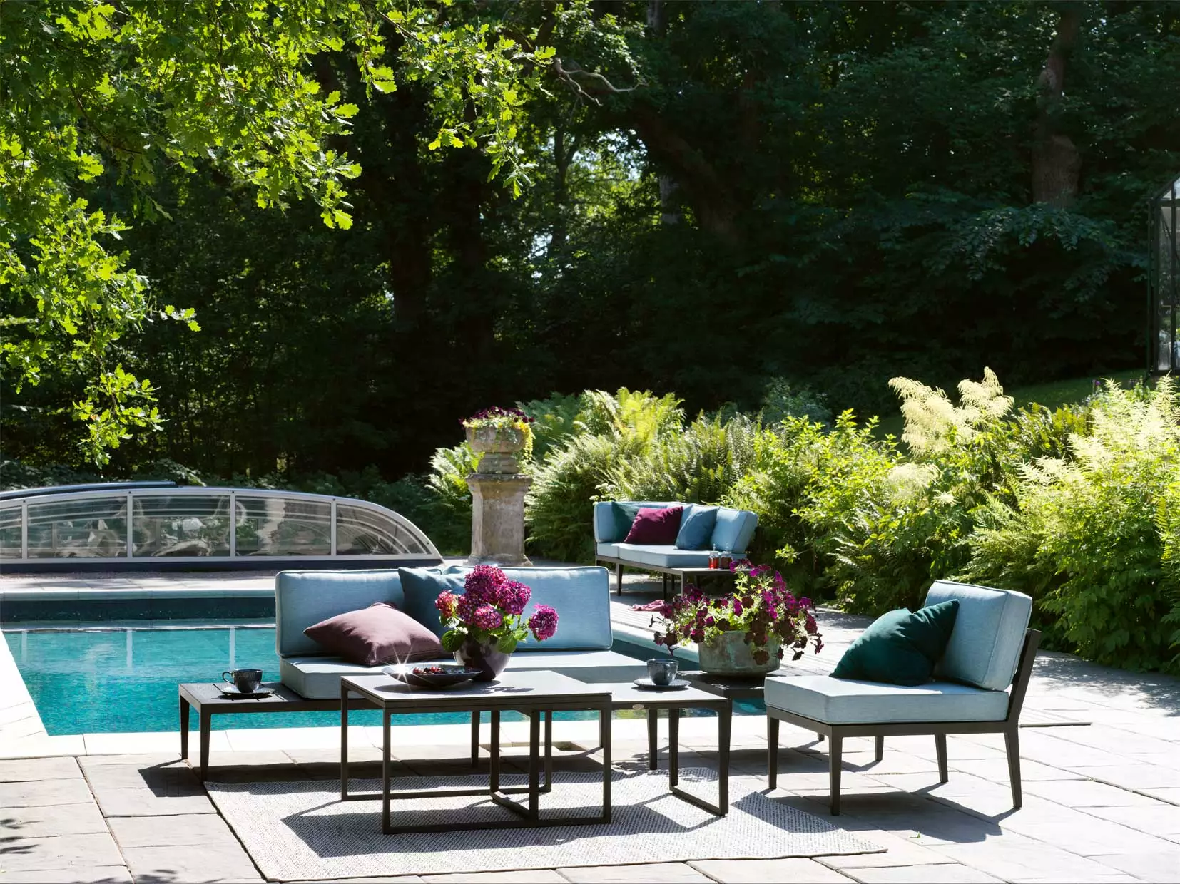 Brafab Talance Coffee Table 80x80cm H45, Black / Dark Grey - Afbeelding 3