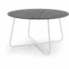 Brafab Taverny Coffee Table Ø85, White / Dark Grey