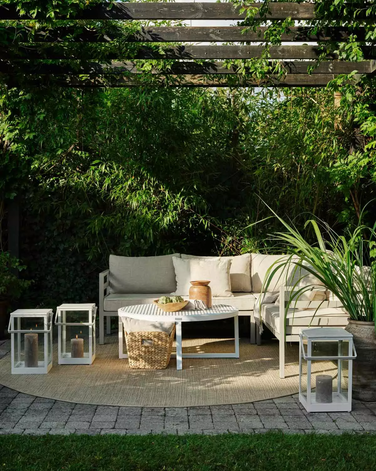 Brafab Weldon Hoekbank 5-zits,, Kaki/Zand - Afbeelding 4