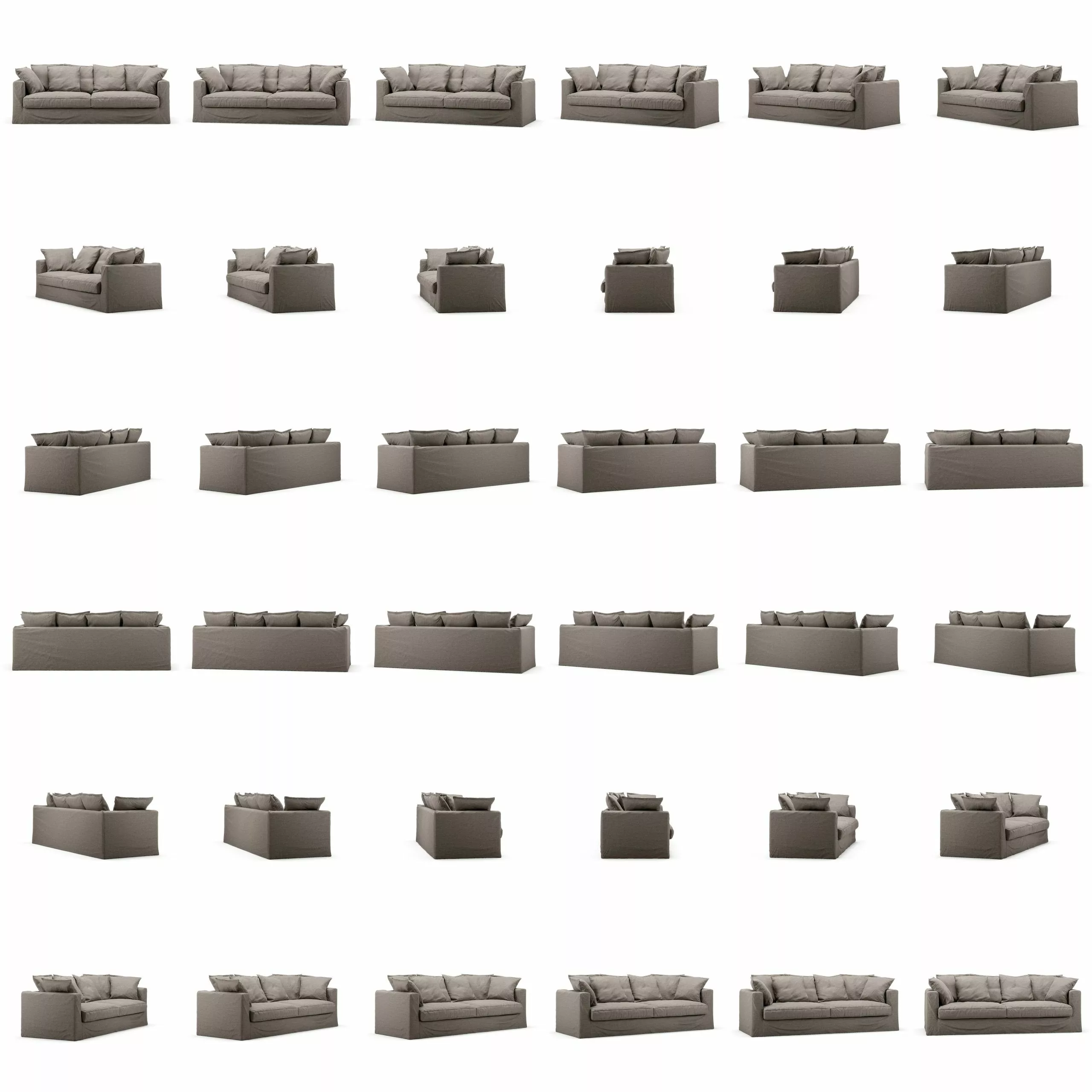 Decotique Le Grand Air 3-Zitsbank Voor Buiten Sunbrella, Taupe - Afbeelding 6