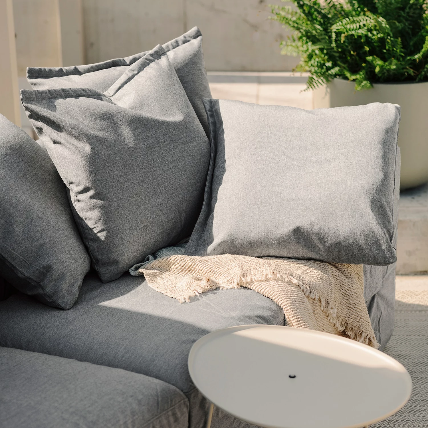 Decotique Le Grand Air 3-Zitsbank Voor Buiten Sunbrella, Flanelle - Afbeelding 5