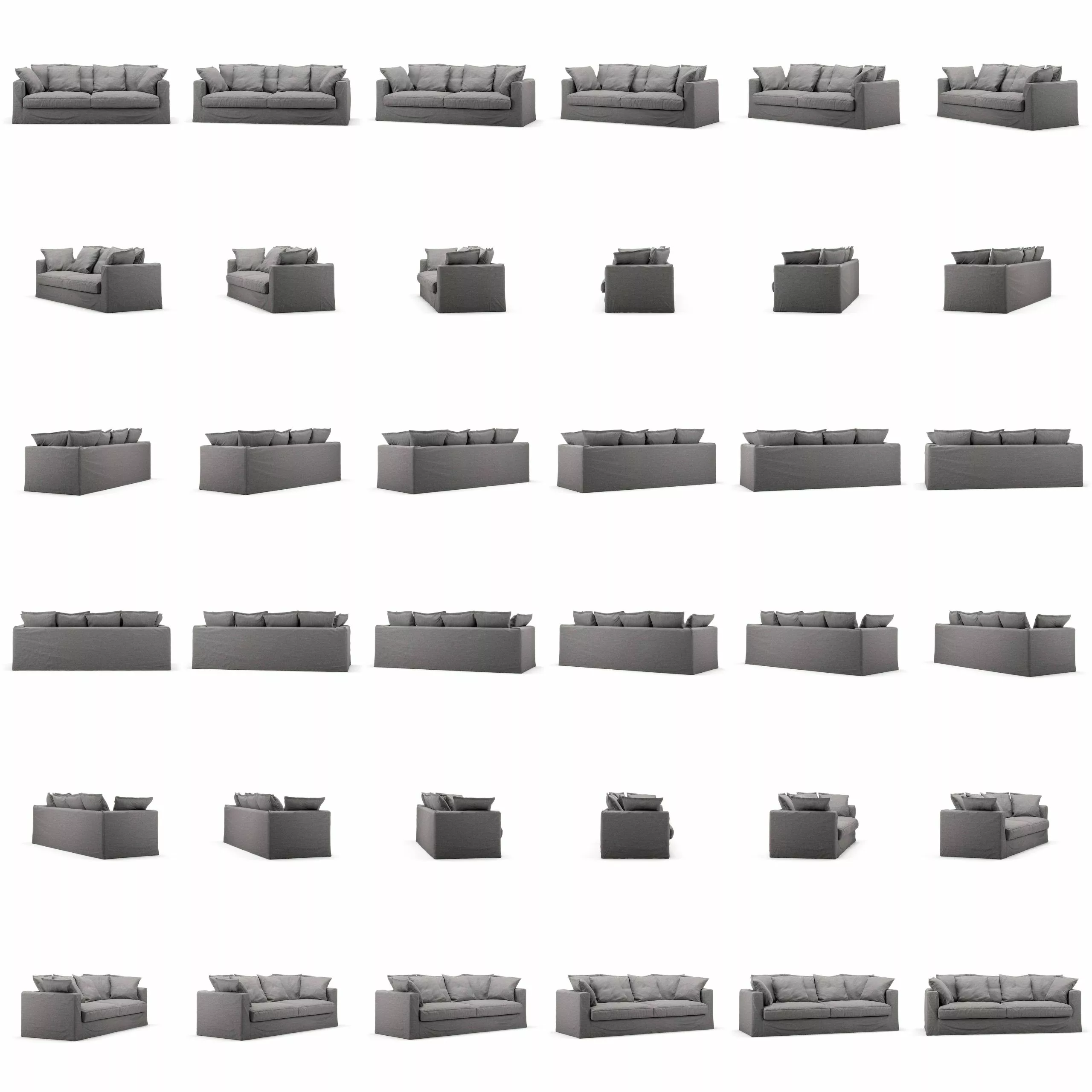 Decotique Le Grand Air 3-Zitsbank Voor Buiten Sunbrella, Flanelle - Afbeelding 6