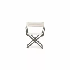 Ethimo Studios Director's Chair Klapstoel, Warm Grey / Nature White