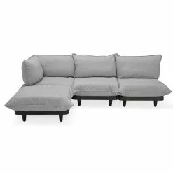 Fatboy Paletti Modulaire Bank 3-zits Met Chaise Longue, Rock Grey