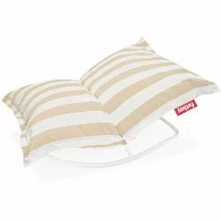 Fatboy Rock 'n Roll Rocking Chair Lightgrey With Bean Bag, Sandy Beige