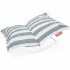 Fatboy Rock 'n Roll Rocking Chair Lightgrey With Bean Bag, Stripe Ocean Blue