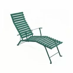 Fermob Bistro Chaise Longue, Cedar Green