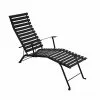 Fermob Bistro Chaise Longue, Liquorice