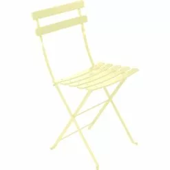 Fermob Bistro Metal Chair, Frosted Lemon