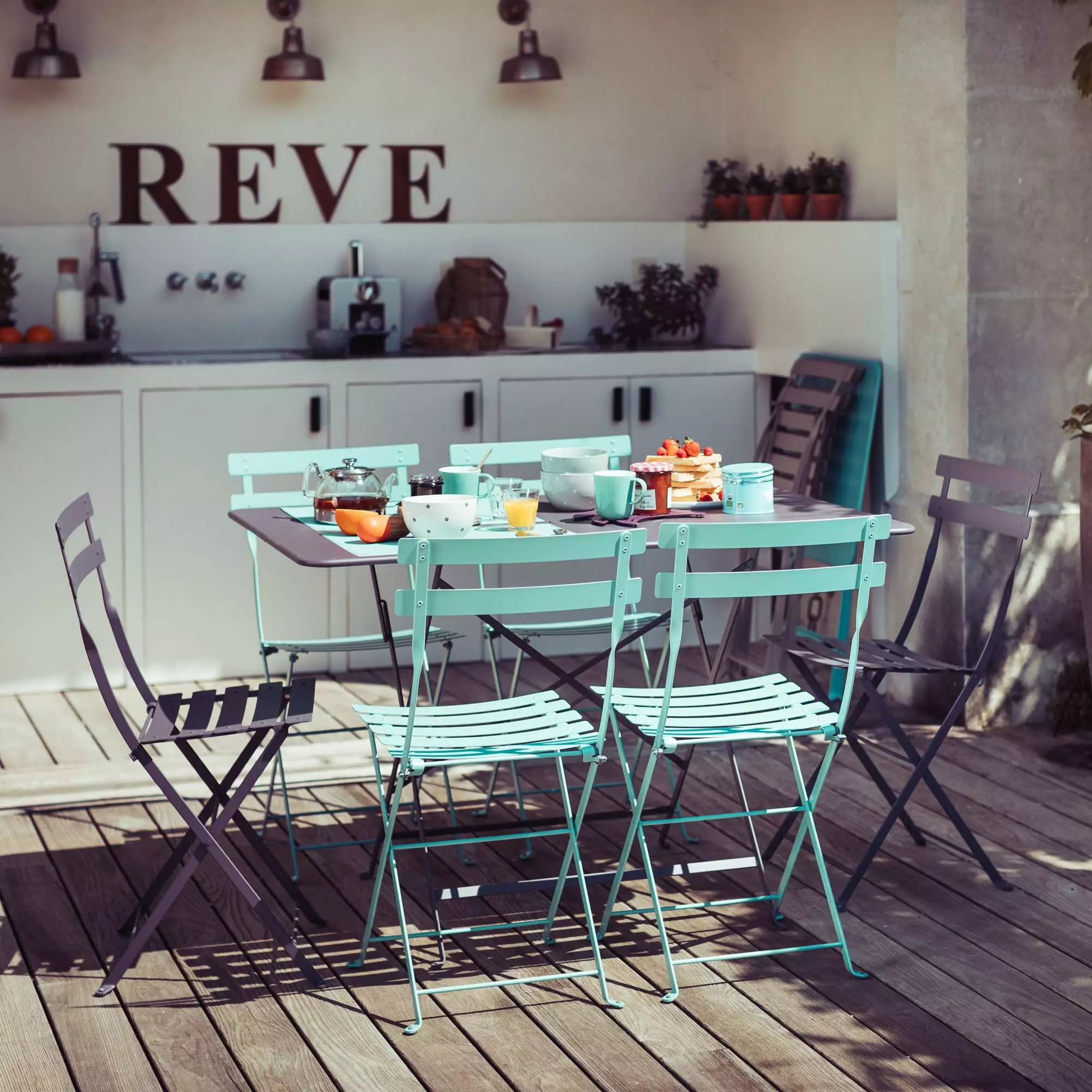 Fermob Bistro Metal Chair, Pink Praline - Afbeelding 3