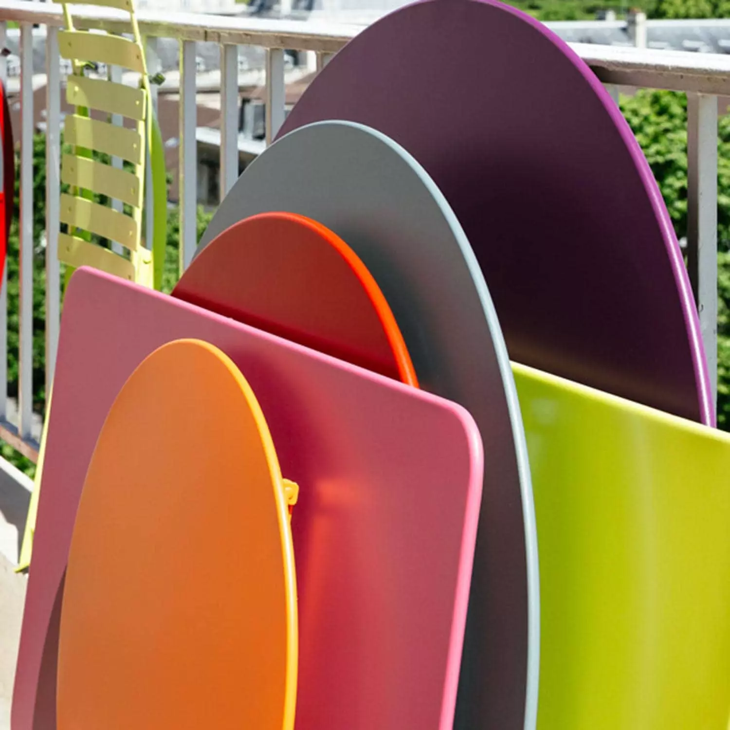 Fermob Bistro Table Ø96, Storm Grey - Afbeelding 3