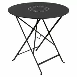 Fermob Floréal Table Ø77 Cm, Liquorice