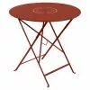 Fermob Floral Table Ø77 Cm, Red Ochre