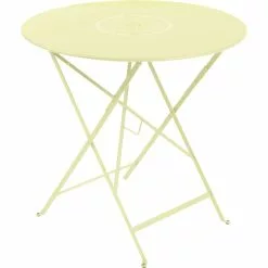 Fermob Floral Table Ø77, Frosted Lemon
