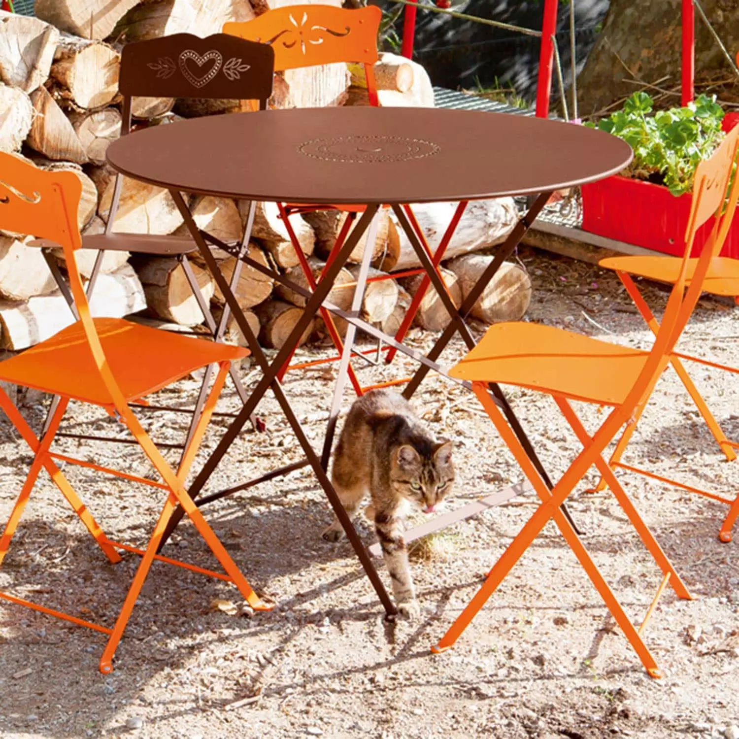 Fermob Floréal Table Ø96, Anthracite - Afbeelding 2