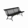 Fermob Louisiane Bench 200, Liquorice