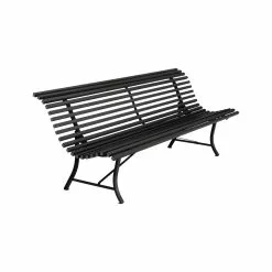 Fermob Louisiane Bench 200, Liquorice