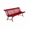 Fermob Louisiane Bench 200 Cm, Poppy