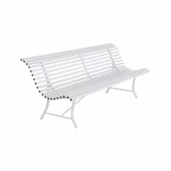 Fermob Louisiane Bench 200 Cm, Cotton White