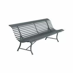 Fermob Louisiane Bench 200 Cm, Storm Grey