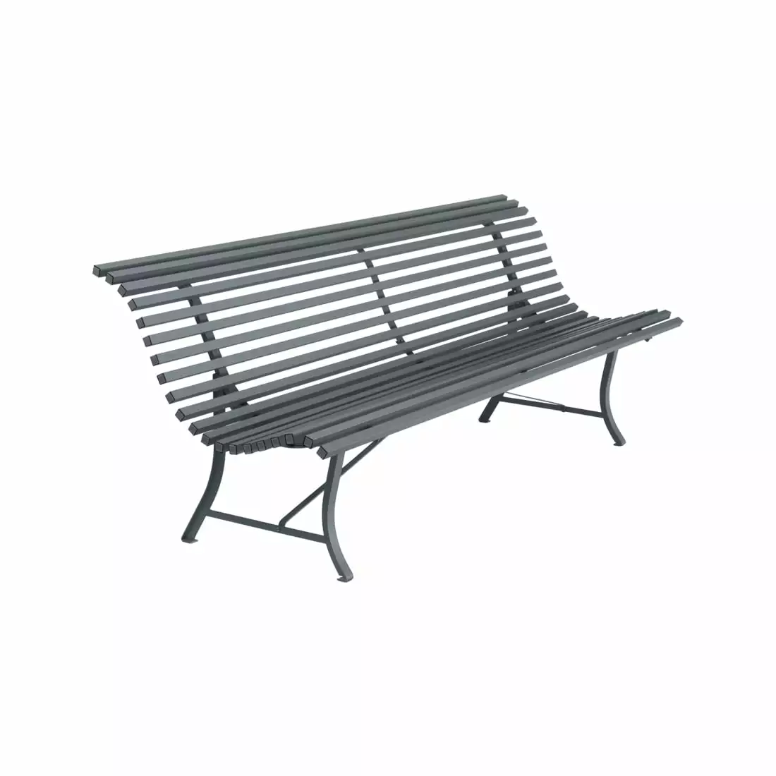 Fermob Louisiane Bench 200 Cm, Storm Grey