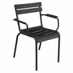 Fermob Luxembourg Armchair, Liquorice