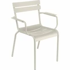 Fermob Luxembourg Arm Chair, Clay Grey