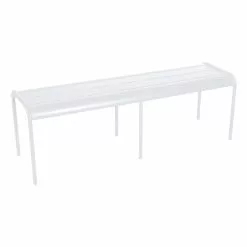 Fermob Luxembourg Bench 145, Cotton White