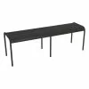 Fermob Luxembourg Bench 145, Liquorice