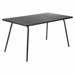 Fermob Luxembourg Table 143x80, Liquorice