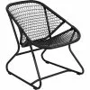 Fermob Sixties Fauteuil, Liquorice