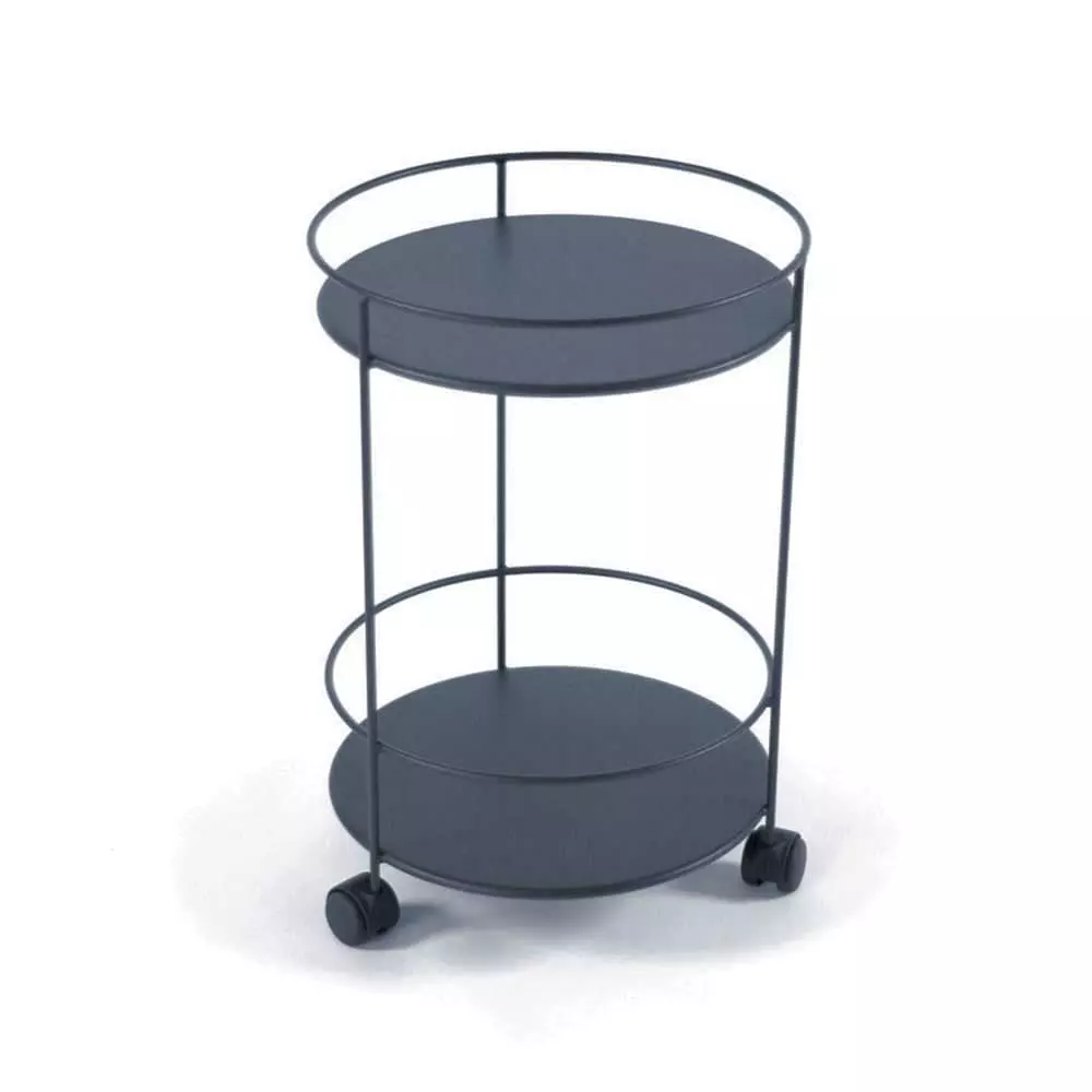 Fermob Small Table Wheels Ø40 Cm, Antracit
