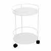 Fermob Small Table Wheels Ø40 Cm, Cotton White
