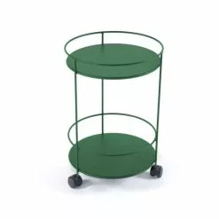 Fermob Small Table Wheels Ă40 Cm, Cedar Green